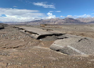 Straßenschäden am Beatty Cutoff im Death Valley National Park. Foto: NPS