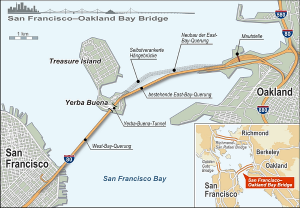 Alte und neue Bay Bridge. Quelle: wikipedia