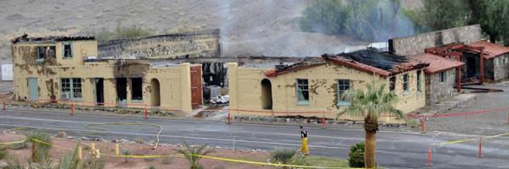 Death Valley: Gebäude des Furnace Creek Inn abgebrannt