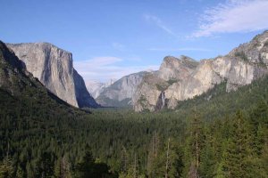 Blick vom Tunnel View auf El Capitan, Half Dome und Bridalveil Fall. Foto: Stefan Kremer