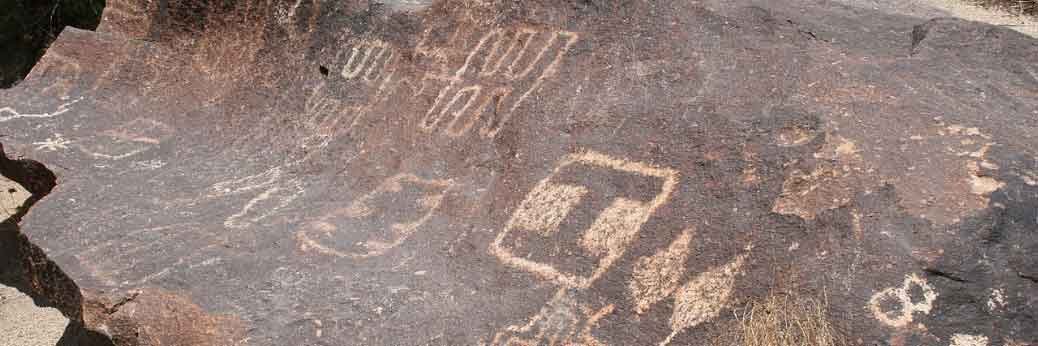 Grapevine Canyon: Petroglyphen mit Paintballs beschädigt