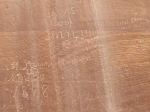 Das Pioneer Register im Capitol  Reef. Foto: wikipedia