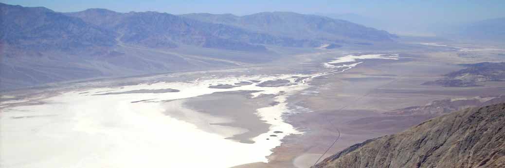 Death Valley: Straßenarbeiten im Frühjahr