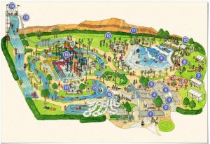 Karte des Splash Canyon Waterpark