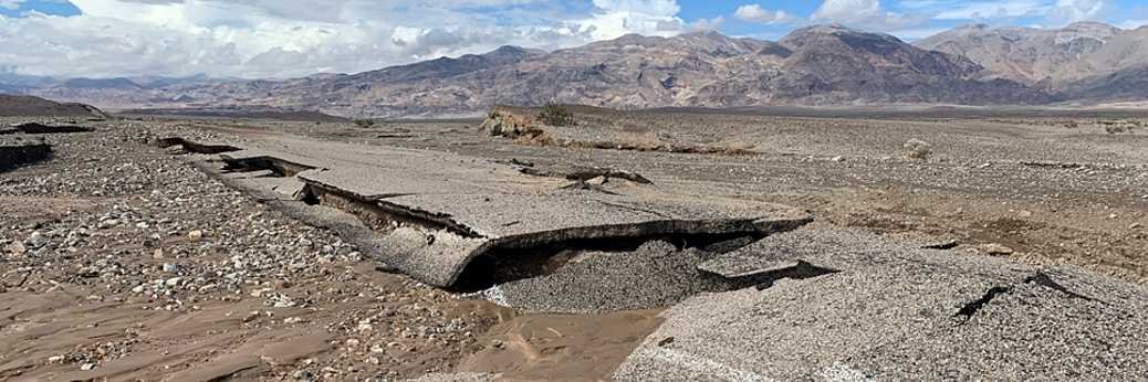 Death Valley: Jahrtausendregen schädigt Infrastruktur schwer