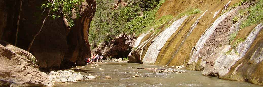 Zion: Steinschlag in den Narrows