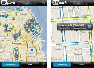 SFpark App Screenshots