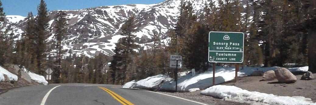 Kalifornien: Sonora Pass und Ebbetts Pass offen