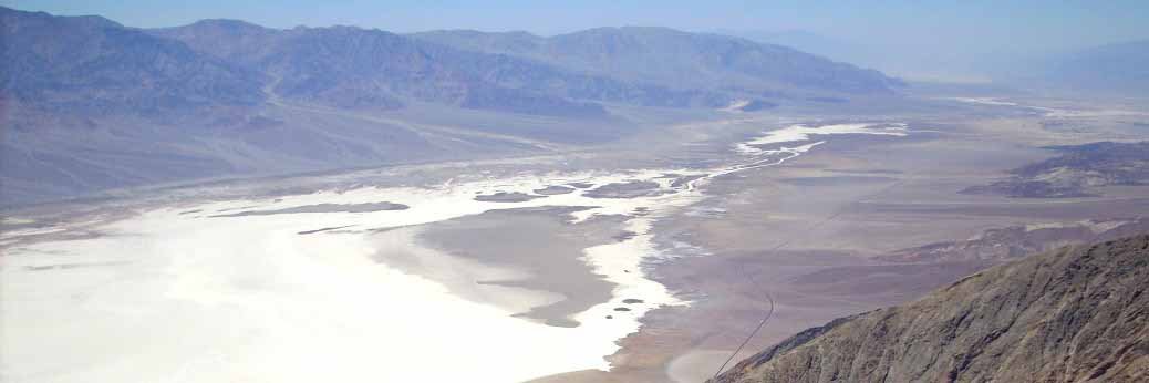 Death Valley: Dantes View Road gesperrt