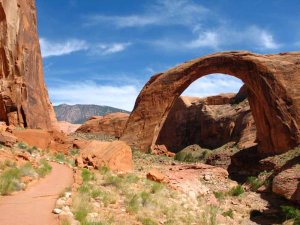 Die Rainbow Bridge ist ein Heligtum der Navajo-Indianer. Foto: NPS
