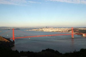 Der wunderbare Ausblick von der Conzelman Road auf San Francisco. Foto: Stefan Kremer